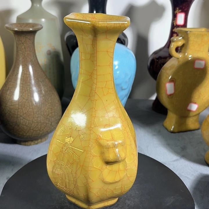 瓷片岁***，冰裂纹瓷器