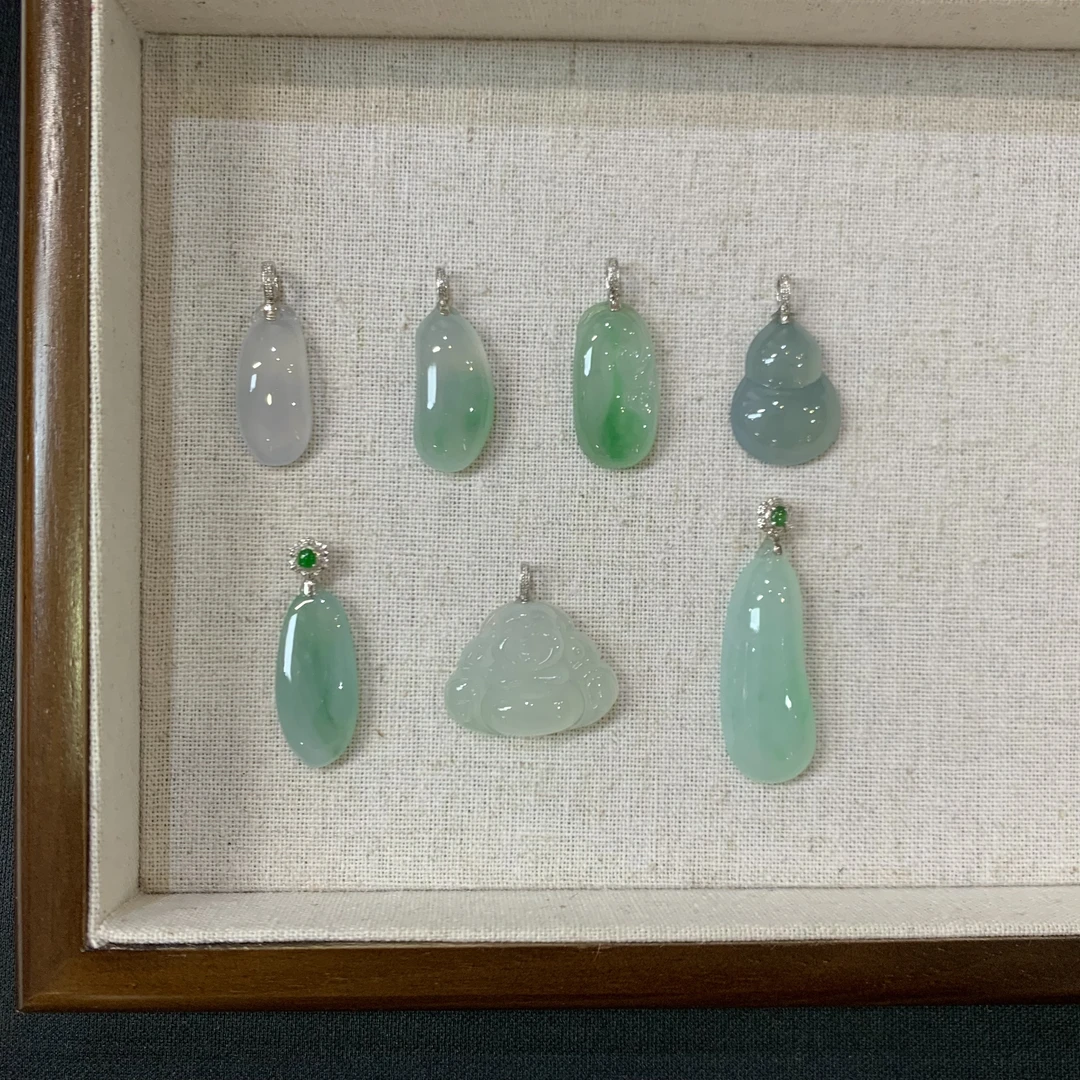 翡翠吊坠1件-18K金-多样性发货只发一件-CK51-BK|CXQ21