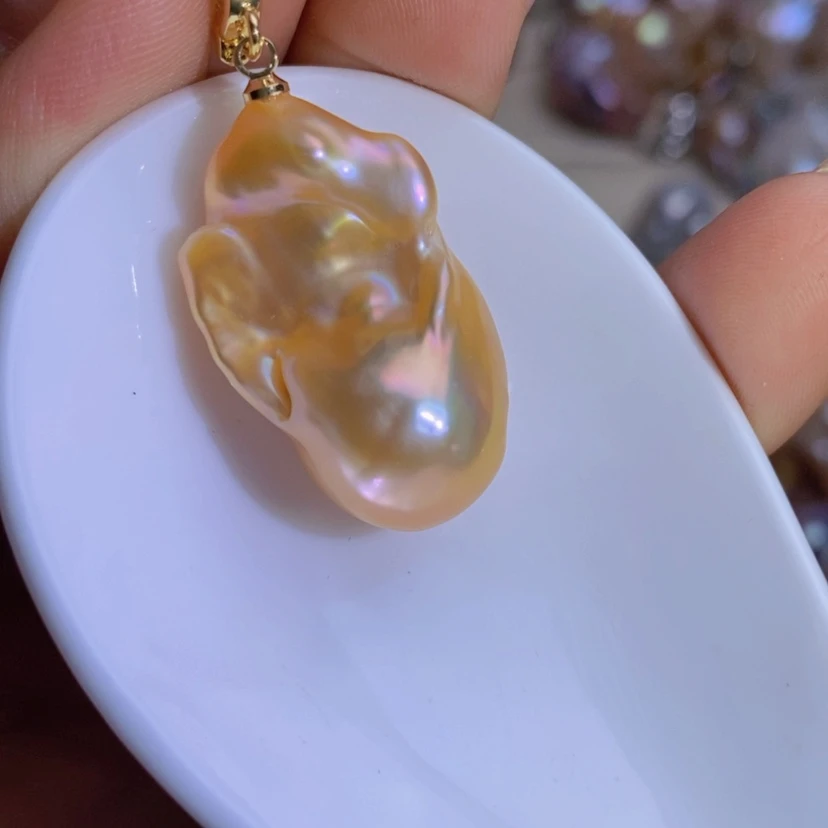 【闪购商品】合金淡水珍珠天然珍珠（微瑕）