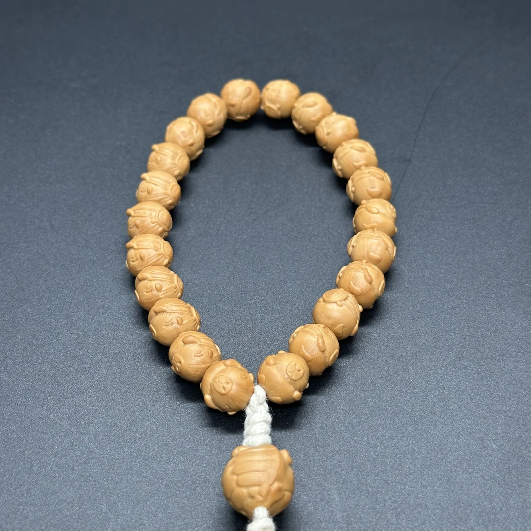 【D6271】猴头核桃手持手串“卡皮巴拉”11mm左右凤仙料精细雕刻