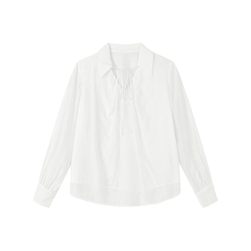 【籽言专属】莱赛尔法式轻薄衬衣W5606
