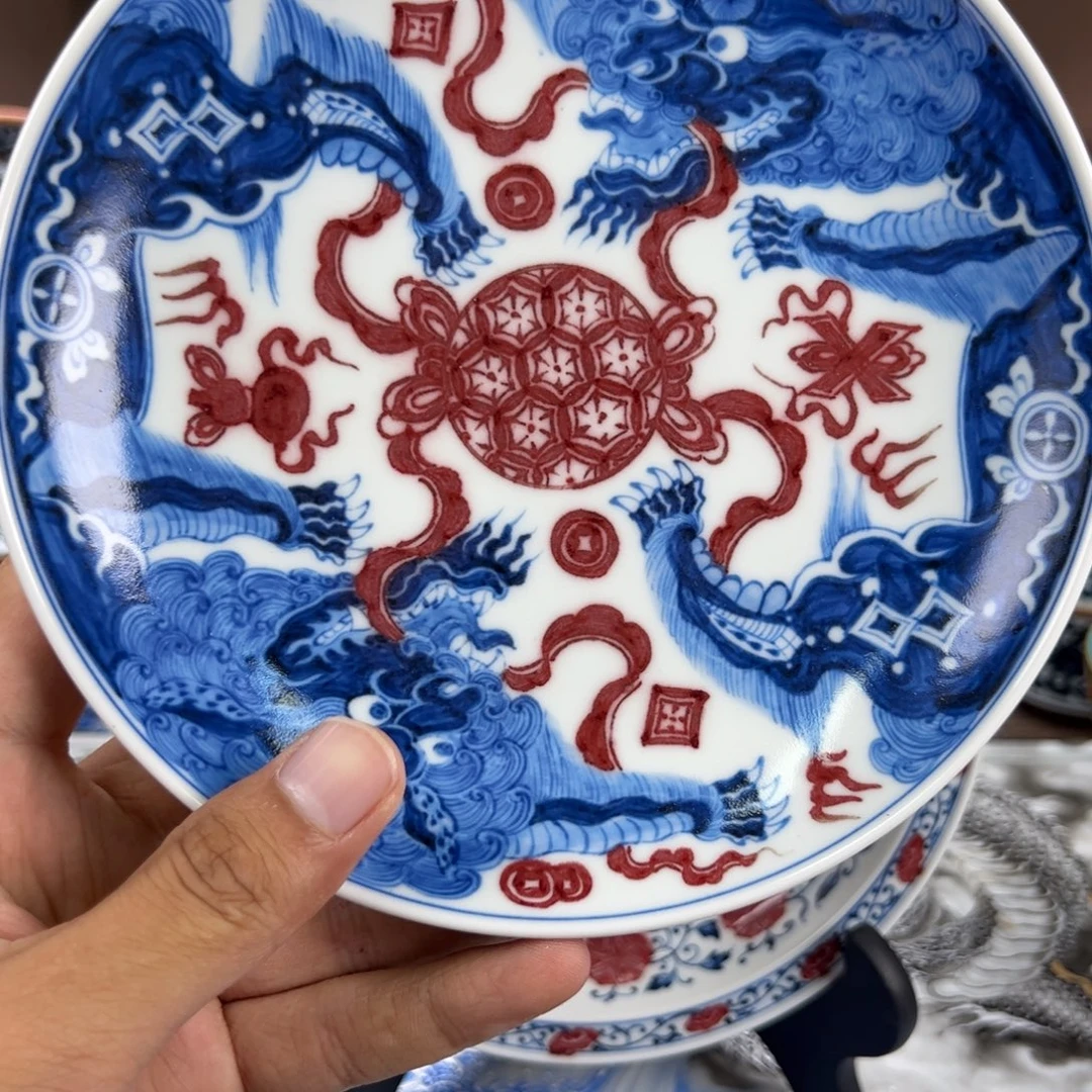 人***火瓷片景德镇手工手绘陶瓷