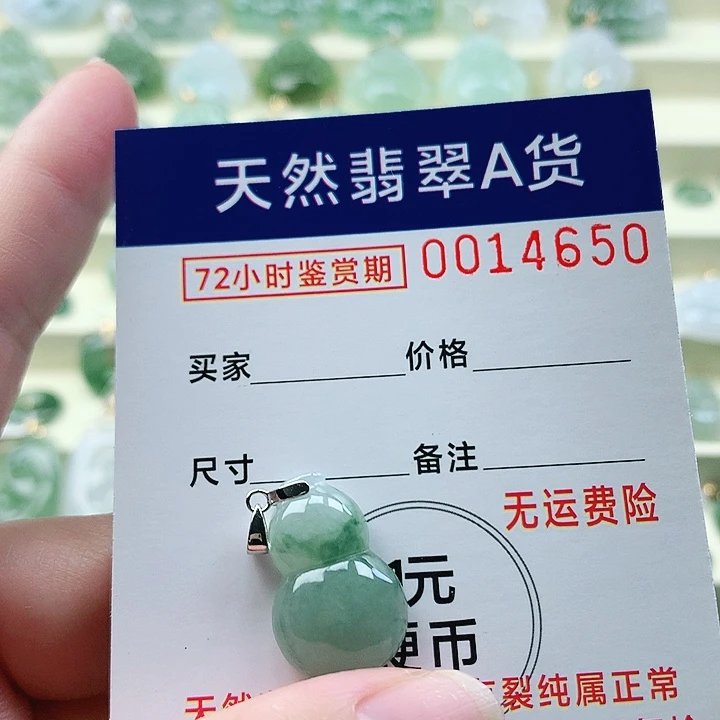 颈饰未镶嵌翡翠吊