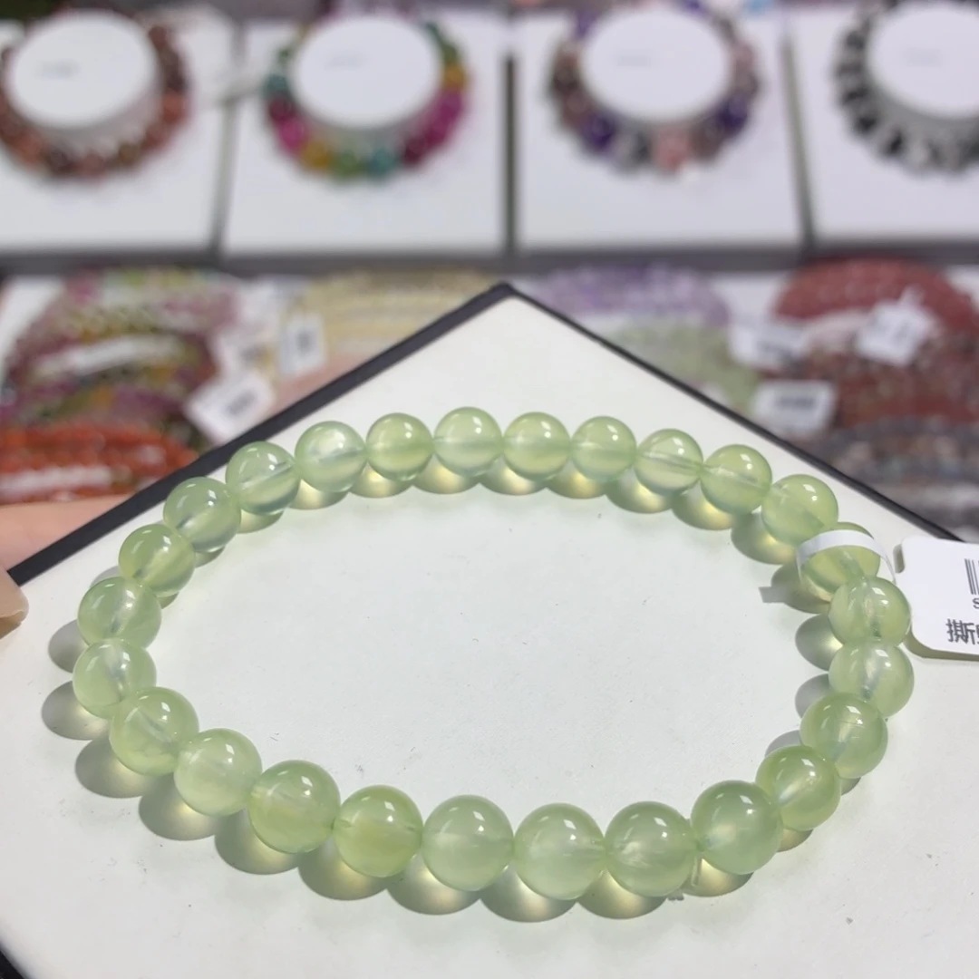 手串水晶未镶嵌葡萄石7+