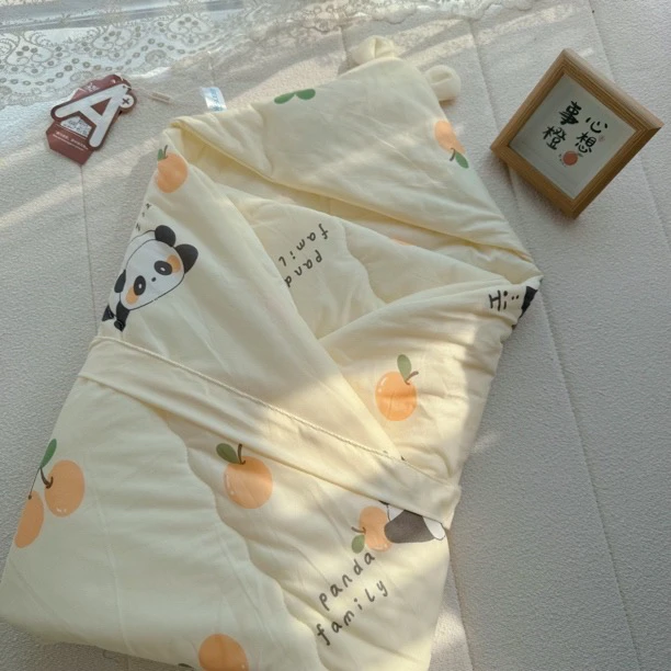 婴儿A类产房抱被新生儿衣服防风包巾裹巾襁褓巾防惊跳盖包被被子