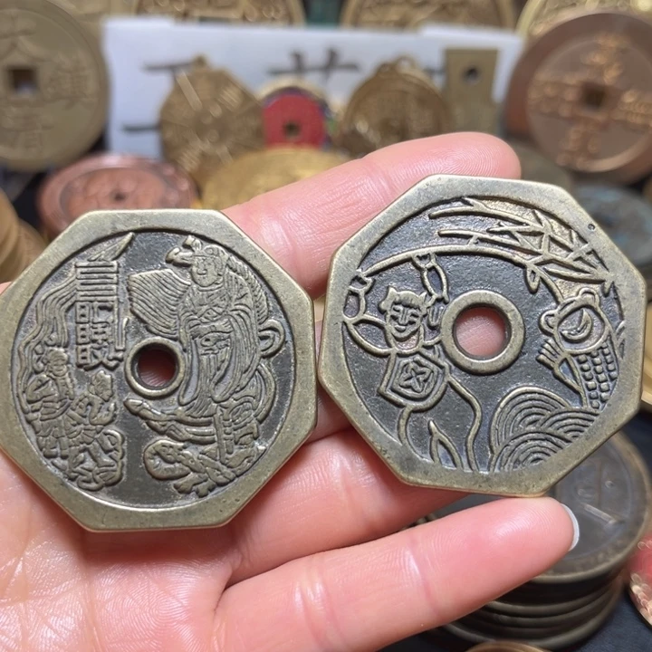 铜现代工艺山鬼一对