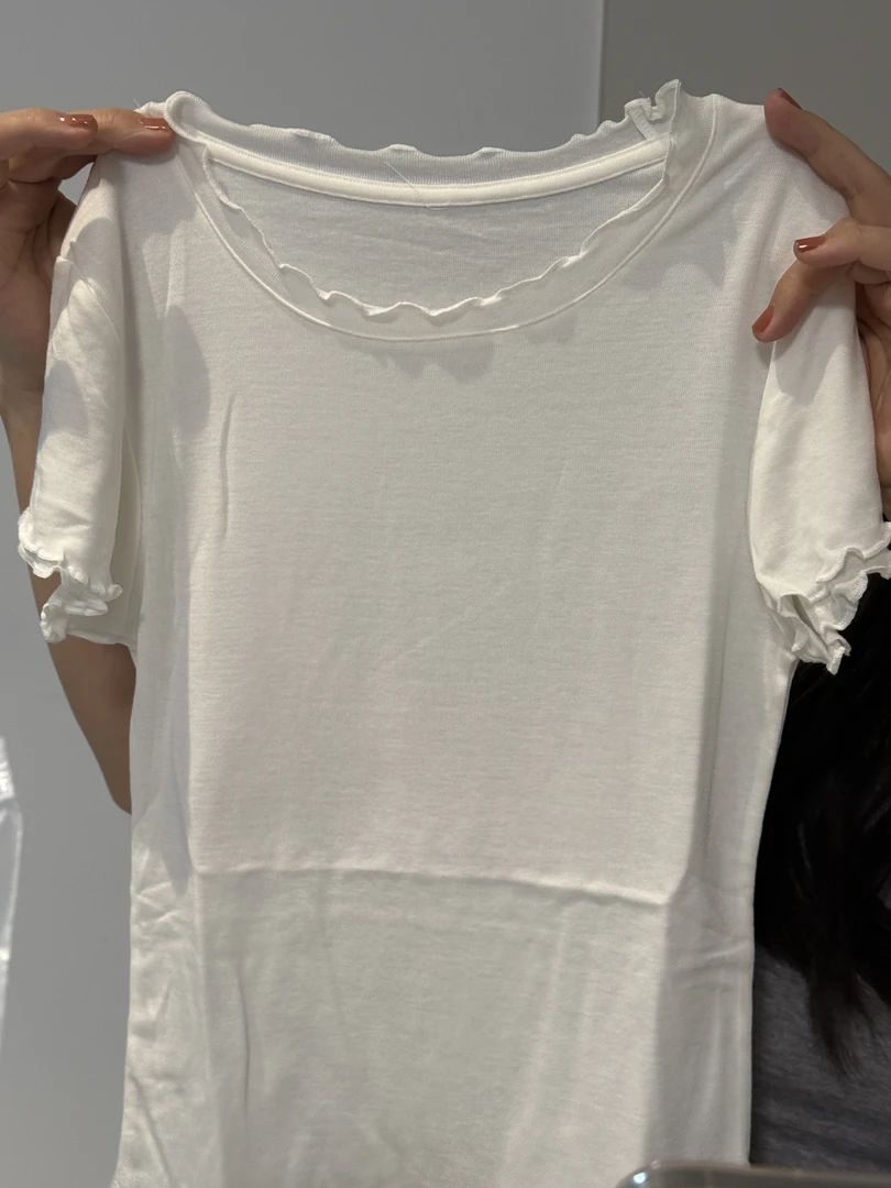 老莫推荐非常好看白色T恤