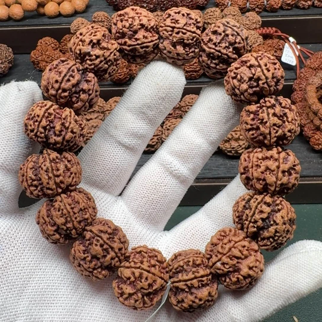 金刚菩提手串23雪花扇面