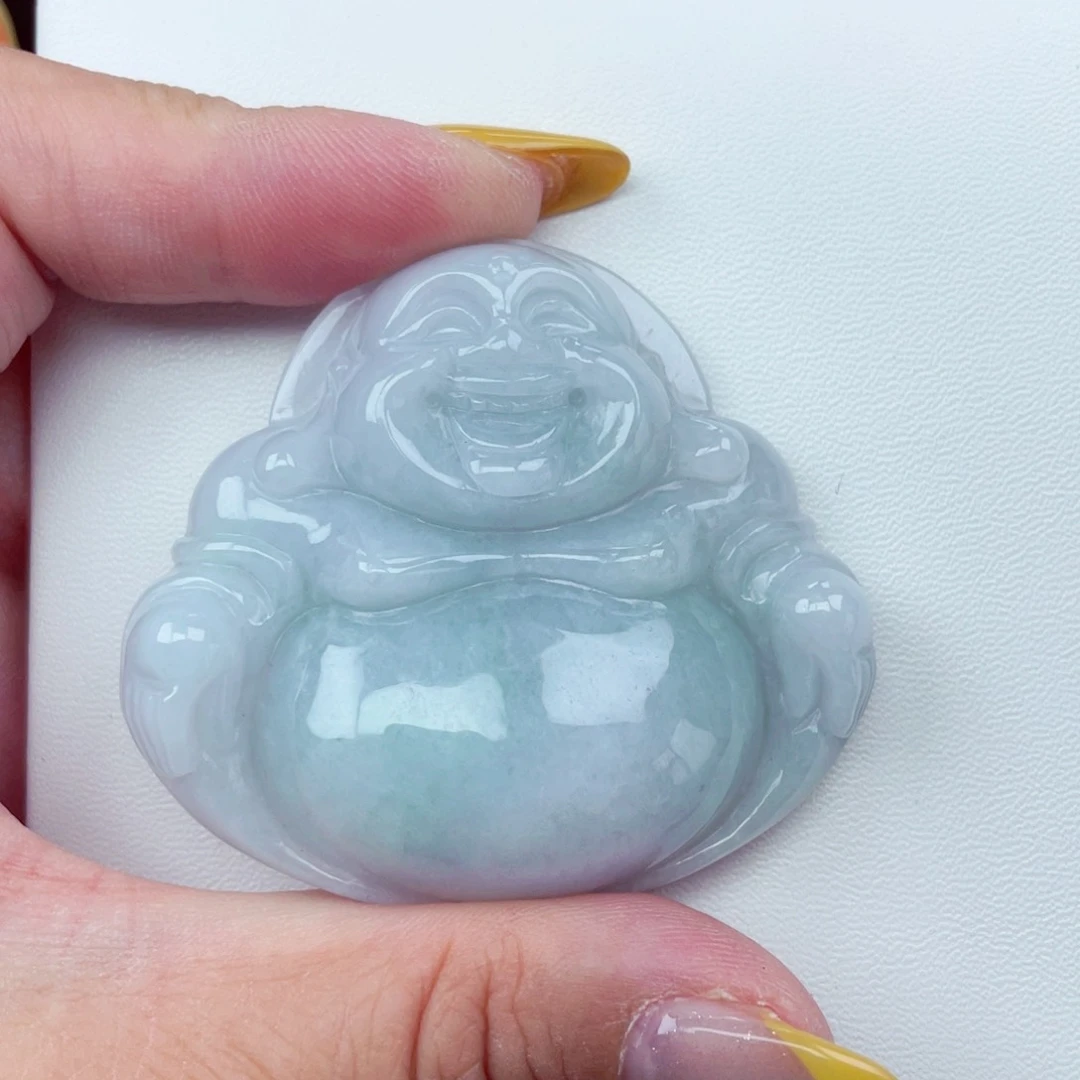 翡翠未镶嵌颈饰张**?