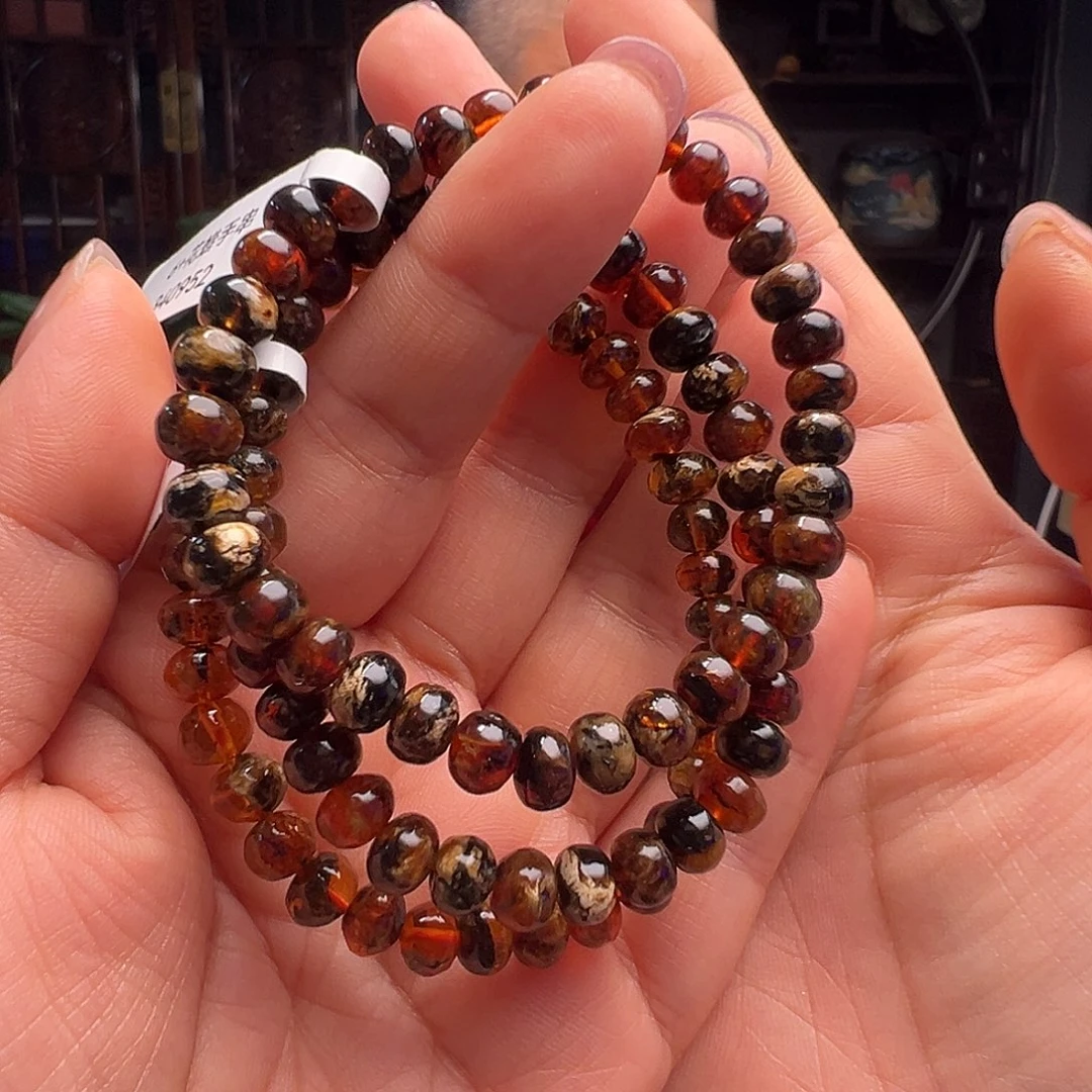 未镶嵌琥珀裸石抚顺琥珀10713六多样性发其一