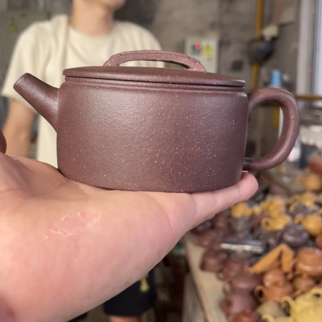 茶壶紫砂CZP。 大水潭 天青泥。 汉瓦。 200CC