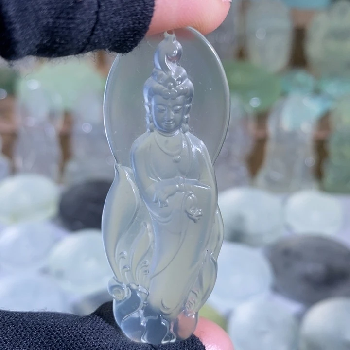 岫玉吊坠未镶嵌吊坠