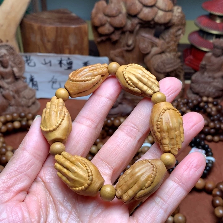 檀香木手串/手链老山檀佛手手串