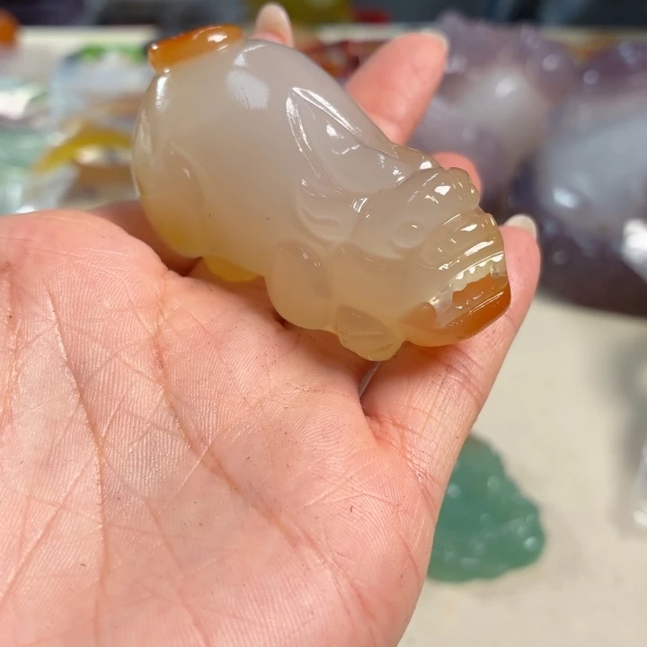 玛瑙/玉髓未镶嵌吊坠(不含链)