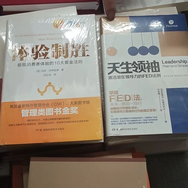 体验制胜➕天生领袖两本一套