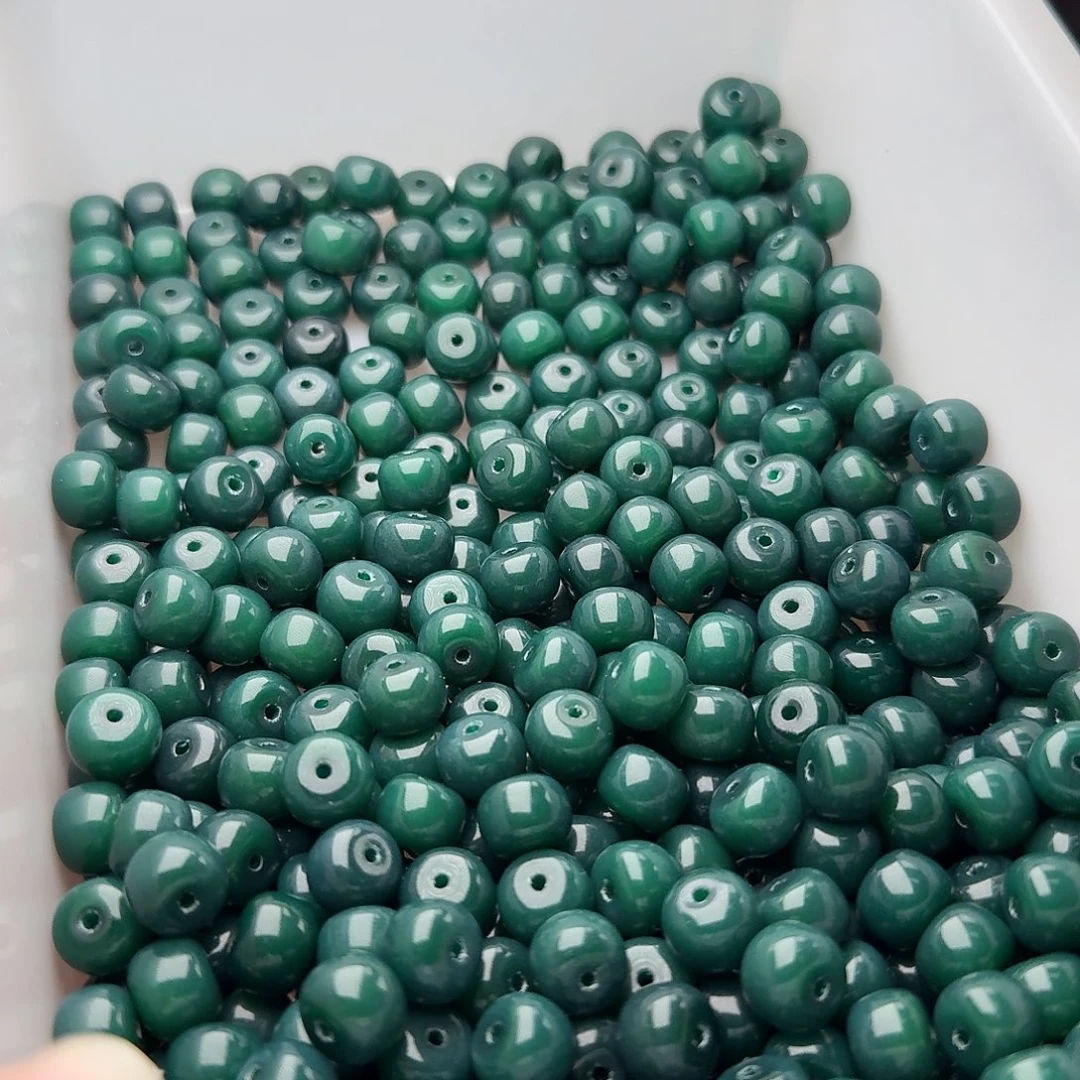 菩提根/象牙果吊坠50颗松绿10桶