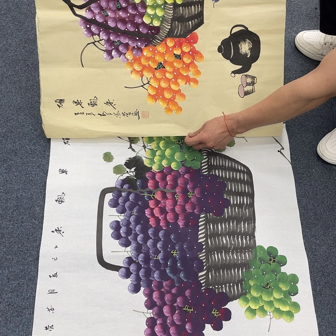 国画纯手绘字画宣纸
