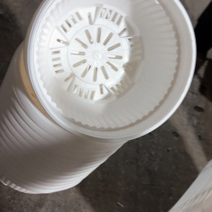 180白色聚宝盆16公分15个