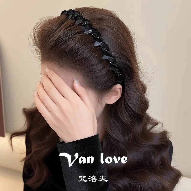 路易斯巴黎王妃发箍女高颅顶显脸小2025爆款洋气高级感气质水钻