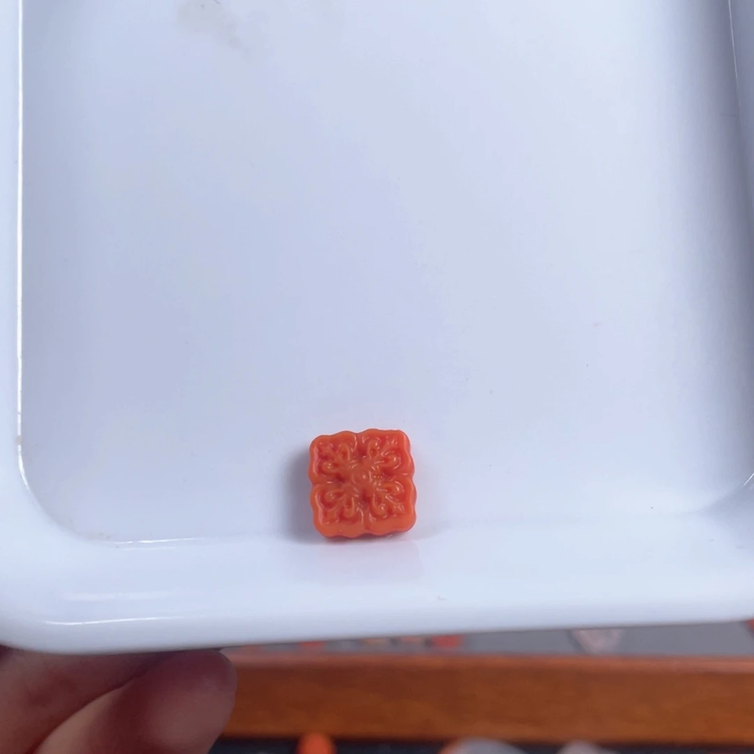 南红玛瑙金刚杵牌子未镶嵌艾**景