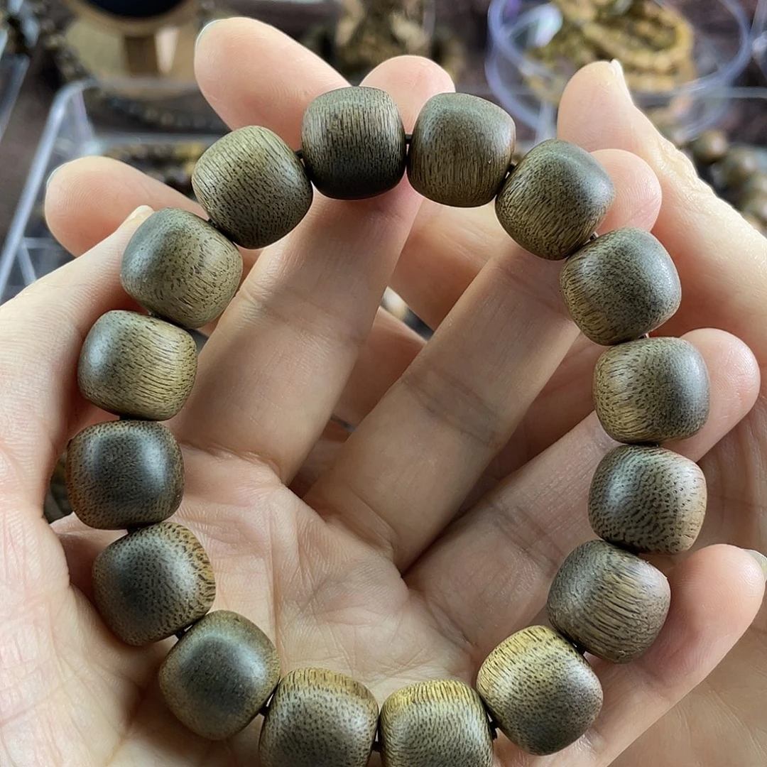 一***6沉香手串越南芽庄白棋