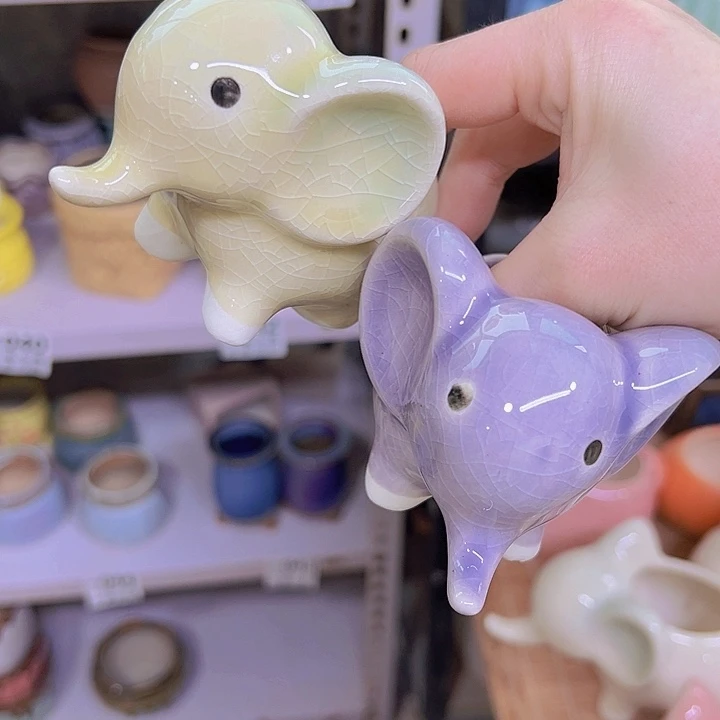 红陶陶瓷花盆当场满12包邮