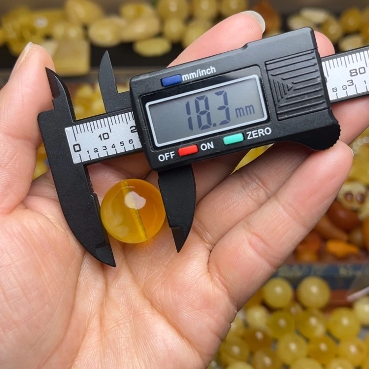 蜜蜡未镶嵌珠宝奇石天然蜜蜡散珠微瑕一粒200
