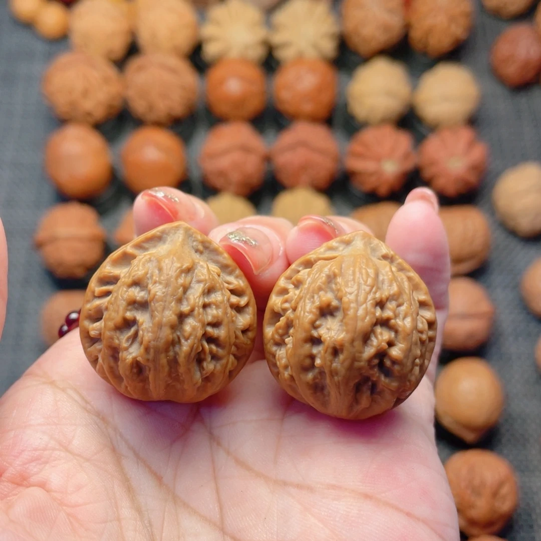 把件文玩核桃油蜡皮小粗筋