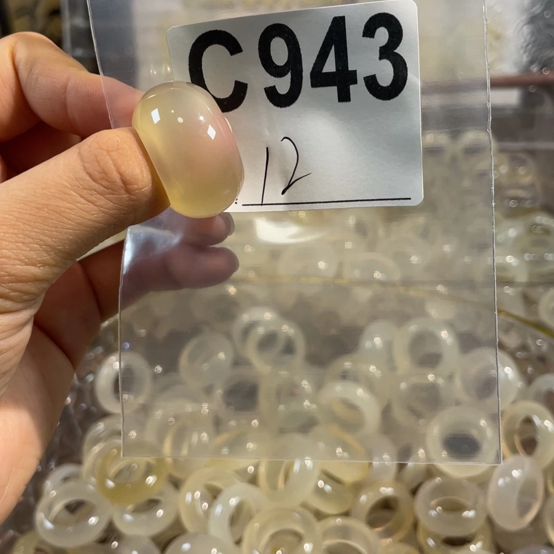 玛瑙/玉髓未镶嵌戒指943