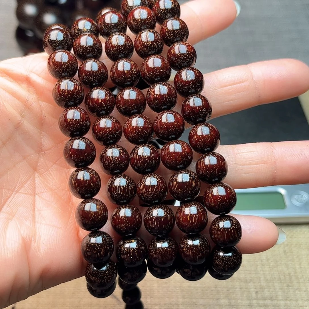 檀香紫檀（小叶紫檀）1.0 108颗 爆星