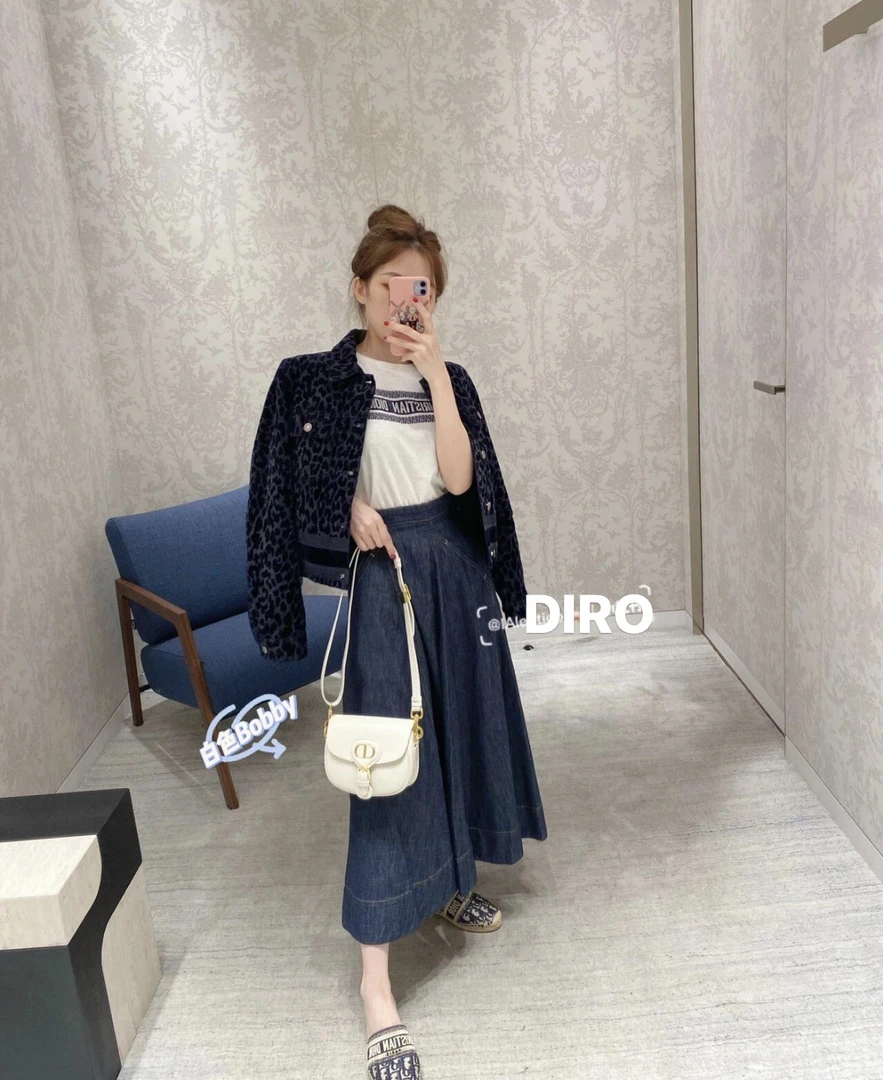 99新 DIOR/迪奥 牛仔丹宁伞裙 34码 99新 GM002477