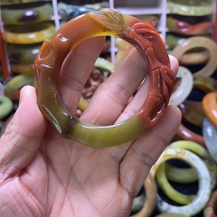 蛇纹石玉合金手镯
