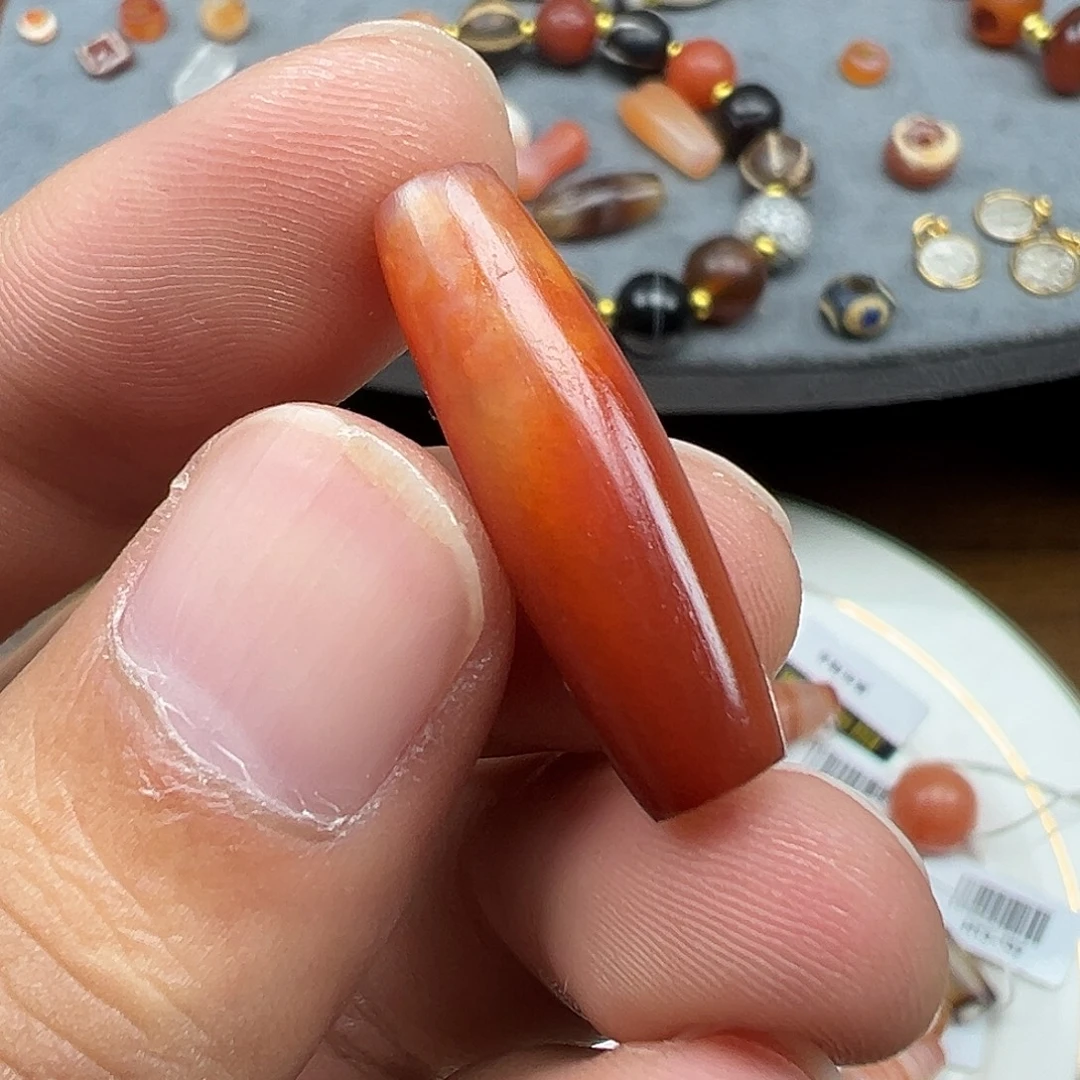 玛瑙/玉髓未镶嵌珠宝半成品x55   26×7.5高等级