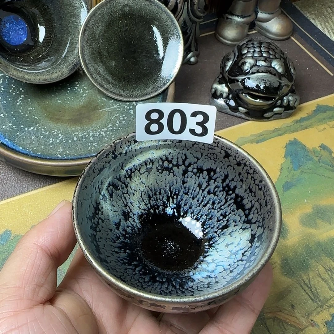 茶盏建盏杯主人杯龙窑柴烧