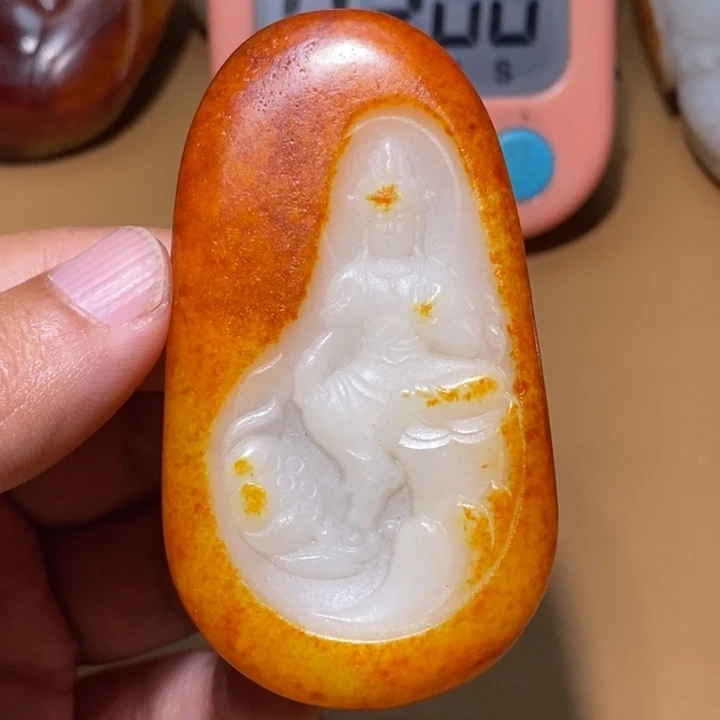 站***歌和田玉未镶嵌颈饰