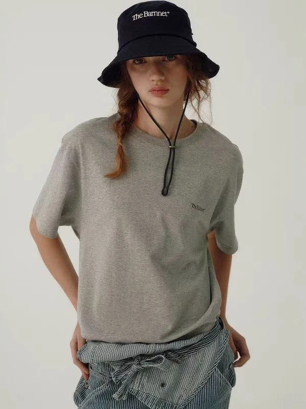 均码孤品扣号下单夏季新款短T女款百搭休闲简约针织圆领宽松1-29