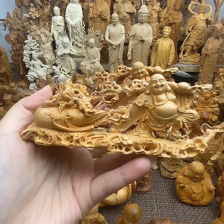 好***u柏木（崖柏）弥勒佛