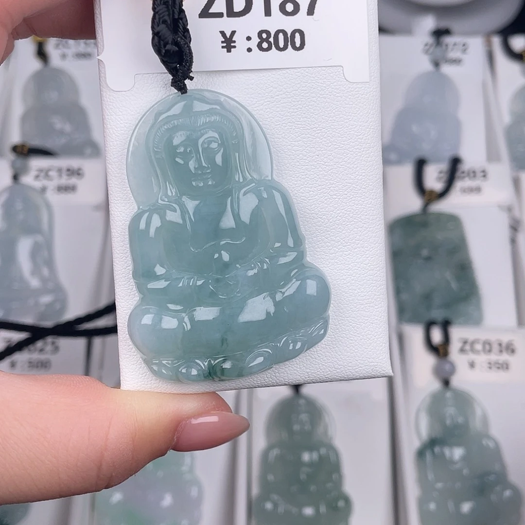 翡翠未镶嵌颈饰zd187