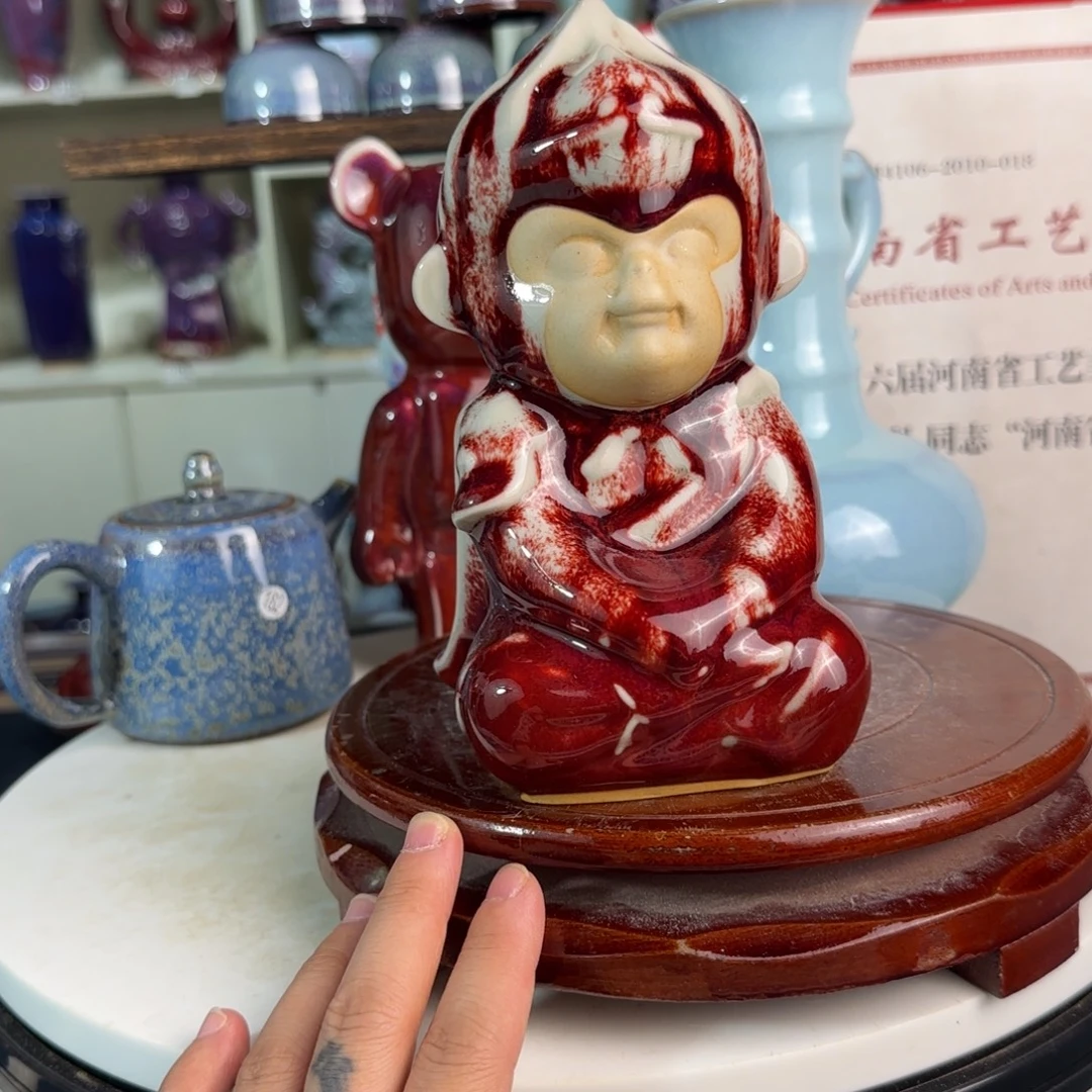 摆件郑家钧窑摆件