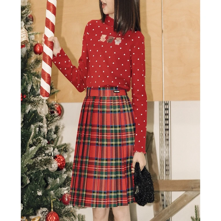 0859童装半高领德绒打底衫