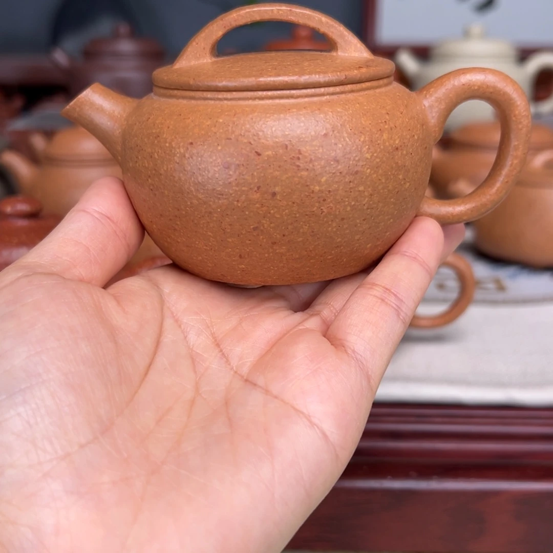 紫砂茶壶梨皮黄的160