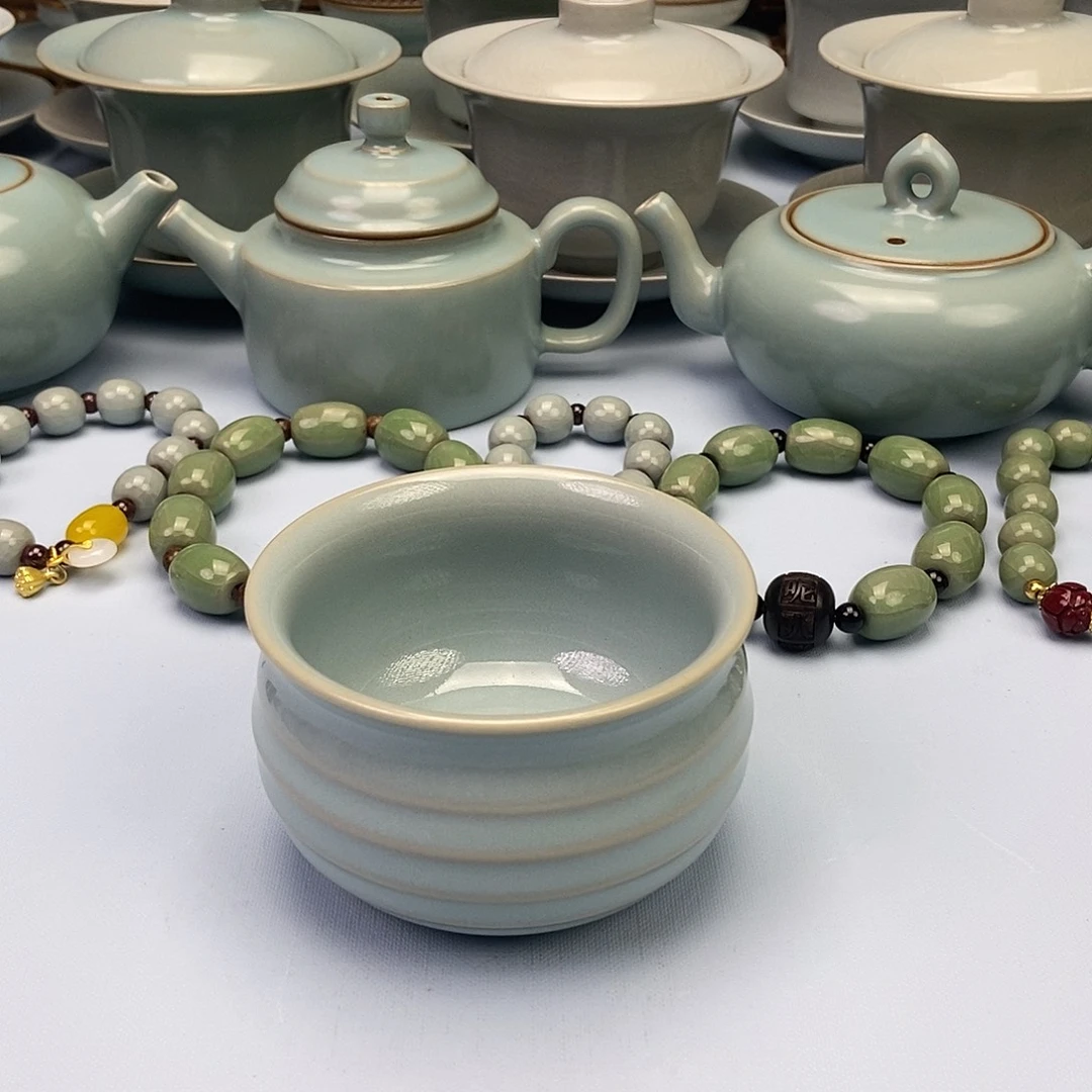 杯微瑕天青旋纹杯原矿原原原产地