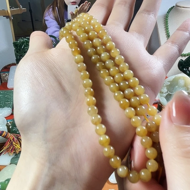 和田玉（糖玉）未镶嵌项链