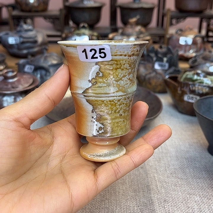 小***叔裸柴烧陶瓷手工茶器