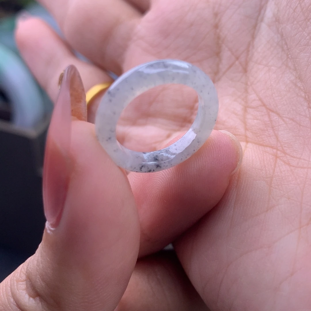 翡翠未镶嵌挂件戒圈14-15#