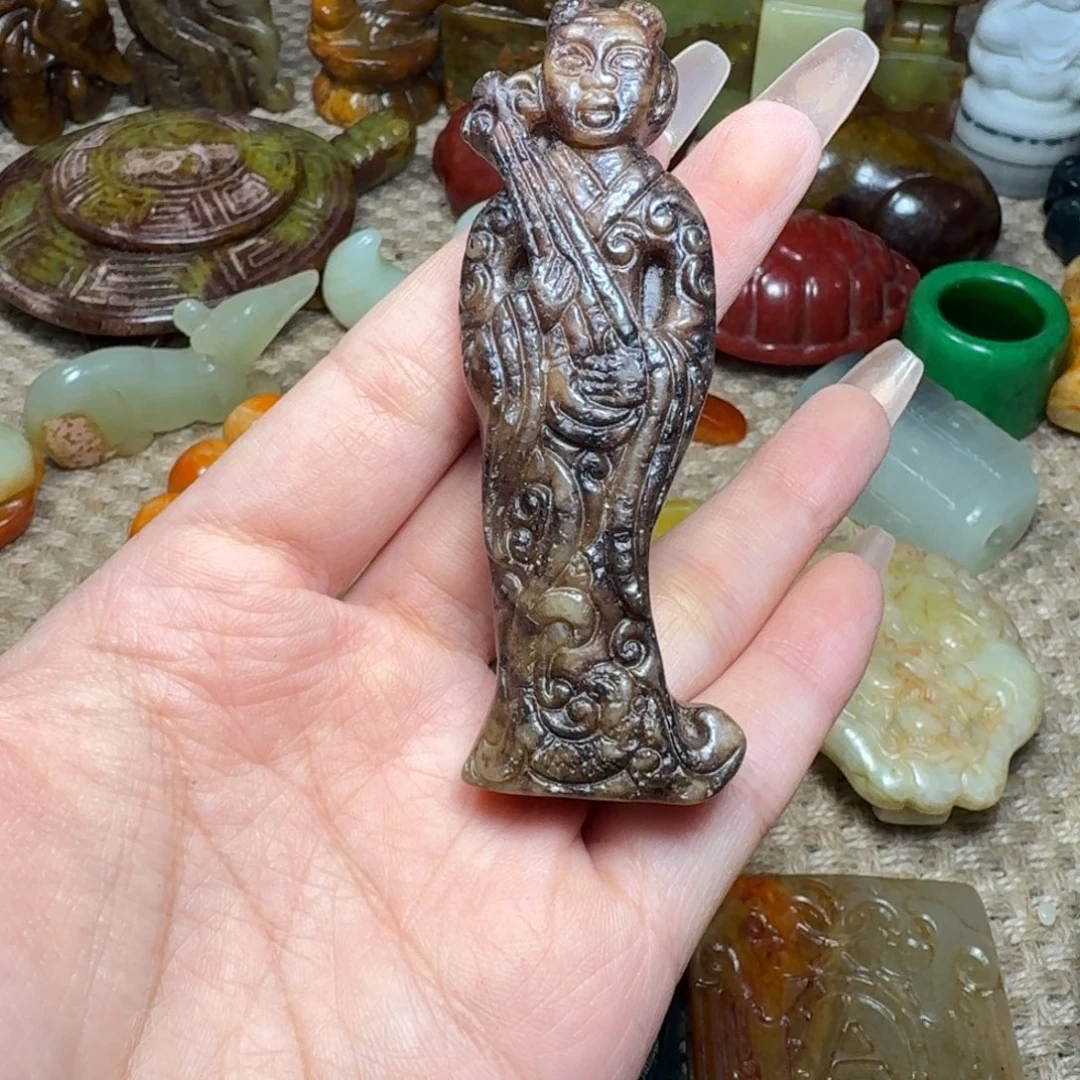 白玉菩提吊坠挂件