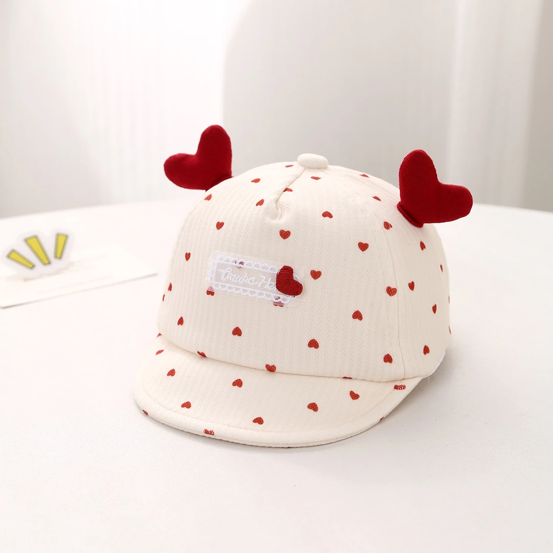 婴儿帽子春秋可爱超萌鸭舌帽男女宝宝秋季外出遮阳帽小月龄棒球帽