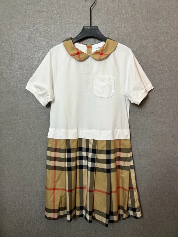 99新 BURBERRY/博柏利 Burberry格纹连衣裙