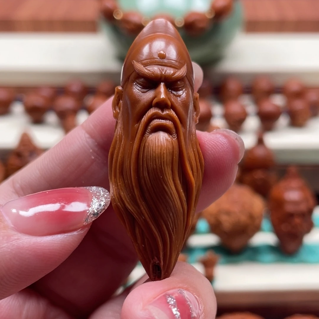 豫***温橄榄核手串/手链关公