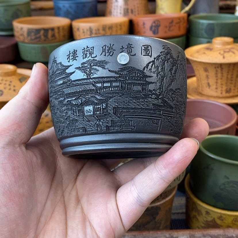 【闪购商品】紫砂杯子宜兴全手工紫砂杯